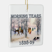 モーニング・ティアーズは1838-39のチェロキーの道を描く セラミックオーナメント (右)
