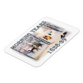 モーニング・ティアーズは1838-39のチェロキーの道を描く マグネット (左側)