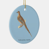 モーニング・ハト(カロライナ・タートルハト) NY セラミックオーナメント (右)