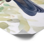 モーニング・ハト・バードアートプリントポスター ポスター (角)