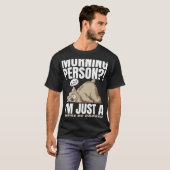 モーニング・パーソン私は単なる社会の眠気の犠牲者である Tシャツ (正面フル)
