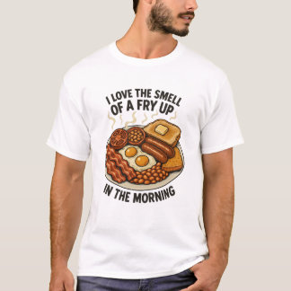 モーニング・フライアップ・ファン 英国式朝食Tシャツ Tシャツ