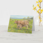 「モーニング・ブレックファスト」 カード (黄色い花)