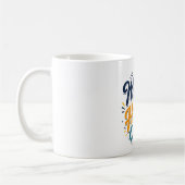モーニング・ユーモアの引用 楽しいコーヒー好きTシャツ コーヒーマグカップ (左)