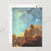 モーニング(春)、マックスフィールドパリファインアート ポストカード (正面/裏面)