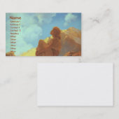 モーニング(春)、マックスフィールドパリファインアート 名刺 (正面/裏面)