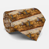 モーニング、Vincent vanゴッホの農夫のカップル ネクタイ (ロール)