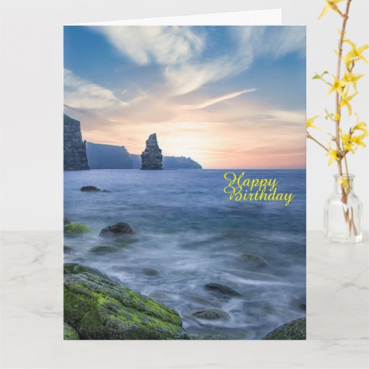 モーハーの崖 カード (黄色い花)