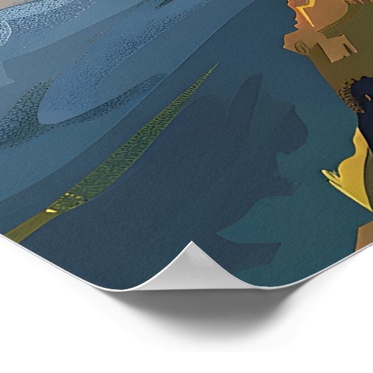 モーハーの崖 ポスター (角)