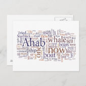 モービィ・ディック最終章の言葉 ポストカード (正面/裏面)