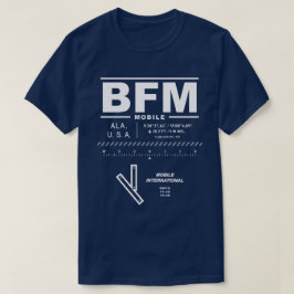 モービル国際空港 BFM Tシャツ