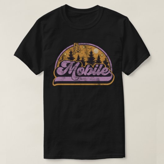 モービル (アラバマ州) Tシャツ (デザイン正面)