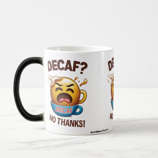 モーフおもしろいグMug Fiコーヒー恋人 モーフィングマグカップ (左)