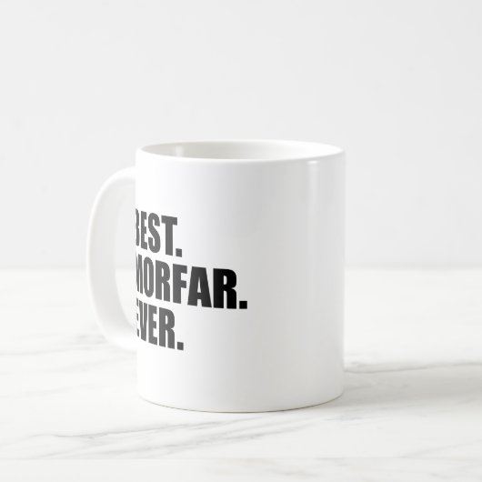 モーファー最高のエバースウェーデン祖父 コーヒーマグカップ (正面左)