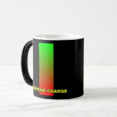 モーフィングコーヒーマグのカフェインのレベルおもしろい指標 モーフィングマグカップ (正面左)