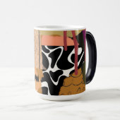 モーフィングマグと抽象デザインが表示される モーフィングマグカップ (正面右)