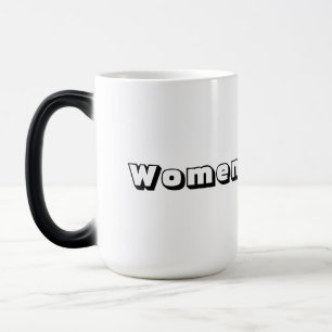モーフィングマグ – "Women"文字名印刷 モーフィングマグカップ
