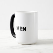 モーフユニークリング – マグカップ – "MEN"ネーム文字男性へズ (正面左)