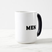 モーフユニークリング – マグカップ – "MEN"ネーム文字男性へズ (正面右)