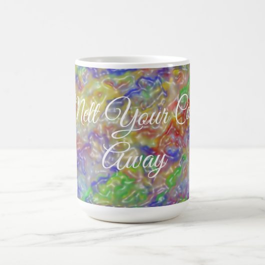 モーフ感動的グのマグカップ – 溶気に解 遠くに モーフィングマグカップ (中央)