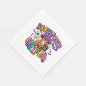 モーブハロウィーン牛 スタンダードランチョンナプキン (角)