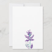 モーブバチェロレッテ招待状 招待状 (裏面)