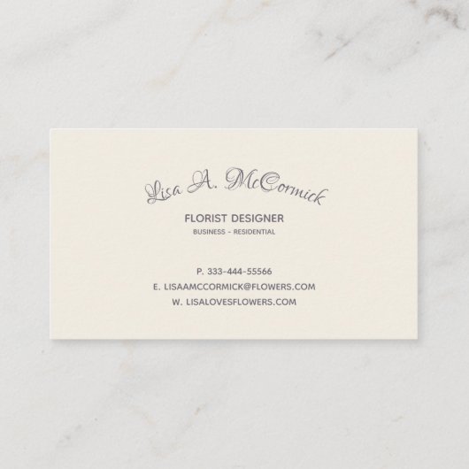 モーブヴィンテージフラカスタムワーズ名刺v1 名刺 (裏面)