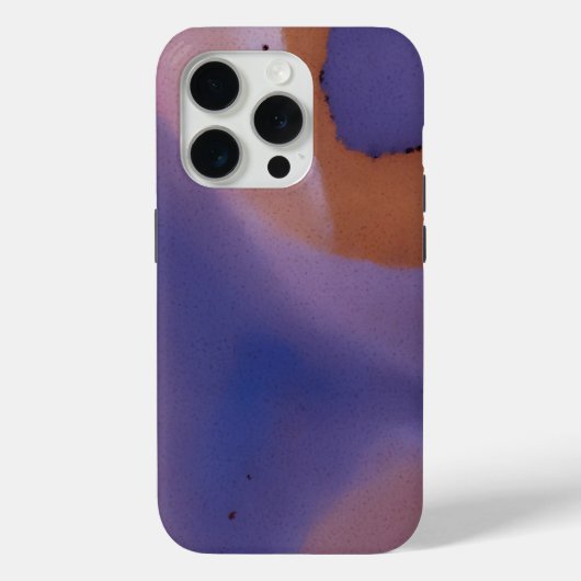 「モーブ・ミラージュ・フロー」 抽象的なピンク ブルー ピーチ Case-Mate iPhoneケース (裏面)
