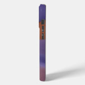 「モーブ・ミラージュ・フロー」 抽象的なピンク ブルー ピーチ Case-Mate iPhoneケース (裏面 / 左)