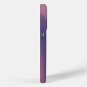 「モーブ・ミラージュ・フロー」 抽象的なピンク ブルー ピーチ Case-Mate iPhoneケース (裏面 / 右)