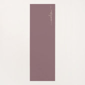 モーブ |水彩花モノグラムヨガマット ヨガマット (裏面)