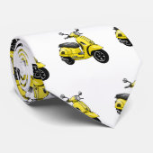 モープオートバイカートゥーンイラストレーション ネクタイ (ロール)