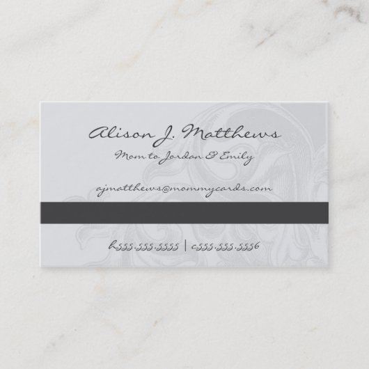 モーマエレガントーのカードをスクロール コーリングカード (正面)