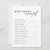 モーマシンプルーモダンカードを知るニュートラル最高の 招待状 (正面)