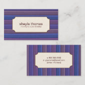 モーマストライプのーの通話カード コーリングカード (正面/裏面)