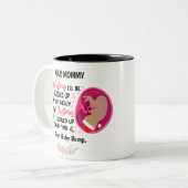 モーマパーソナライズされたーがベビーバンプクリスマスから ツートーンマグカップ (正面左)