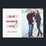 モーマ最高のーの日のカード カード<br><div class="desc">写真と積み重ねタイポグラフィを備えた母独身ののデイカード。写真は個人使用には使用できない。shutterstockに対するすべての権利。</div>