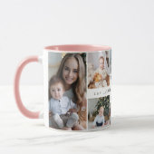 モーマ最高のー・エバー |母の日8写真コラージュ ツートーンマグカップ (左)