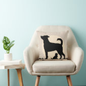 モーマ素朴ーのシルエットと感情的な絆を持つアップ クッション (椅子)