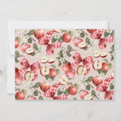 モーマ素朴ー用アップルベビーシャワーアドバイスカード ノートカード (裏面)