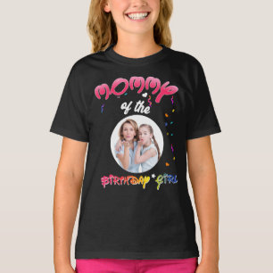 モーミオブザ誕生日ガールパーソナライズされた誕生日 Tシャツ