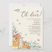 モーミディアー&ベビーディアスイートベビーシャワー 招待状 (正面)