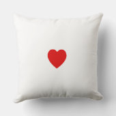 モーミパーソナライズされたーとダ写真のラブピロー クッション (裏面)