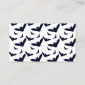 モーミーのハロウィーンの魔女の赤ちゃんシャワーのためのアドバイス エンクロージャーカード (裏面)