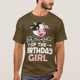 モーミーオブザ誕生日ガールフクスファームカウママ Tシャツ