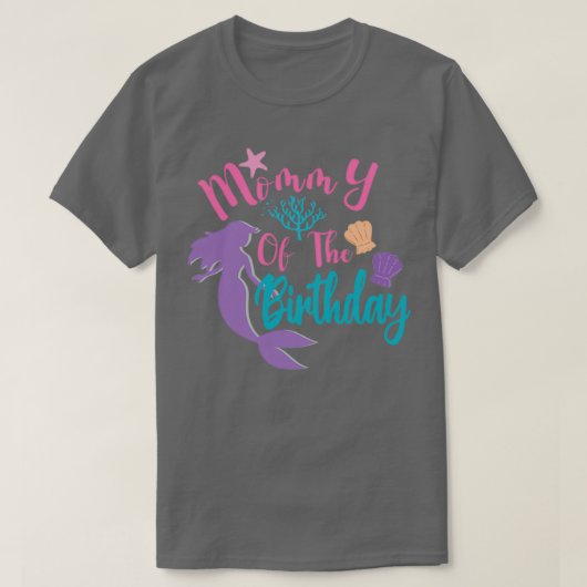 モーミーオブザ誕生日マーメイド39 Tシャツ (デザイン正面)
