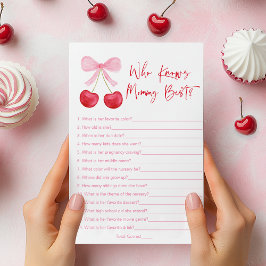 モーミーゲームを知っているピンクボウ最高のさくらんぼ