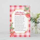 モーミーゲームを知っているベリースイート最高のゲーム紙シート (スタンド正面)