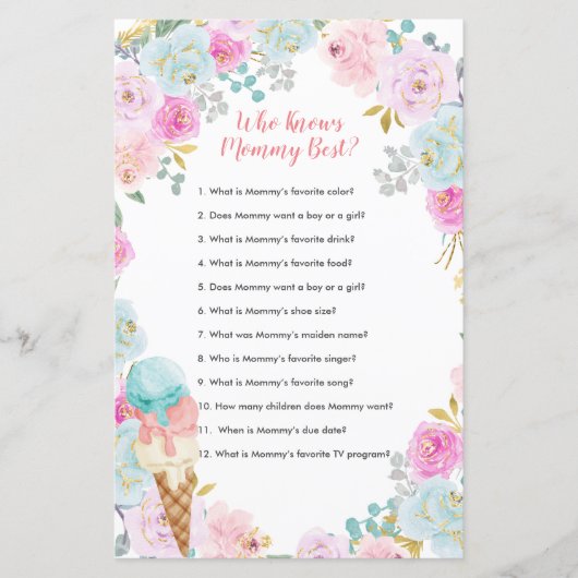 モーミーゲームを知るパステルアイスクリーム最高のフローラ (正面)