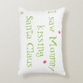 モーミーサンタクロースキスをするアクセント枕を見た アクセントクッション (正面(垂直))